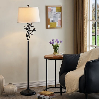 59 Traditional leaves Floor Lamp