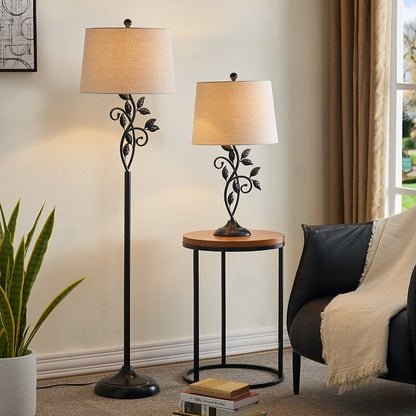 59 Traditional leaves Floor Lamp