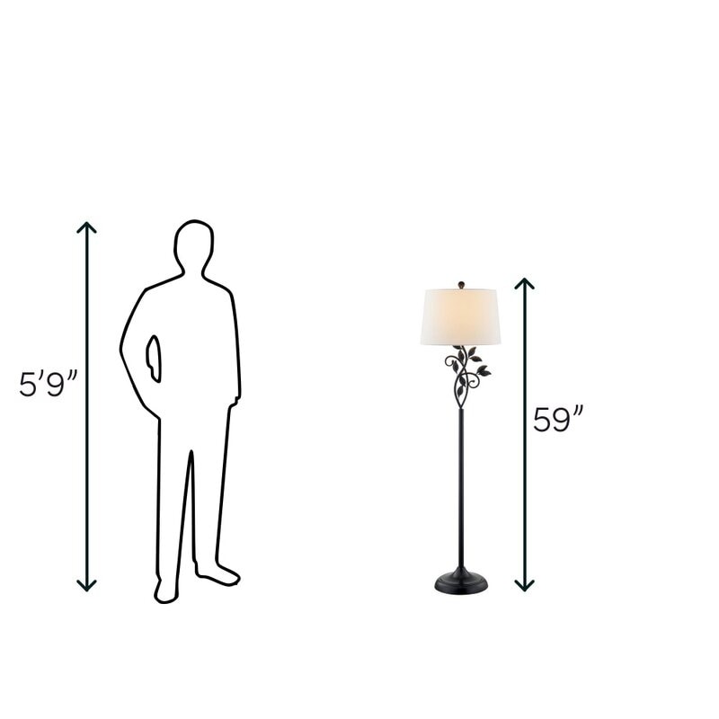 59 Traditional leaves Floor Lamp
