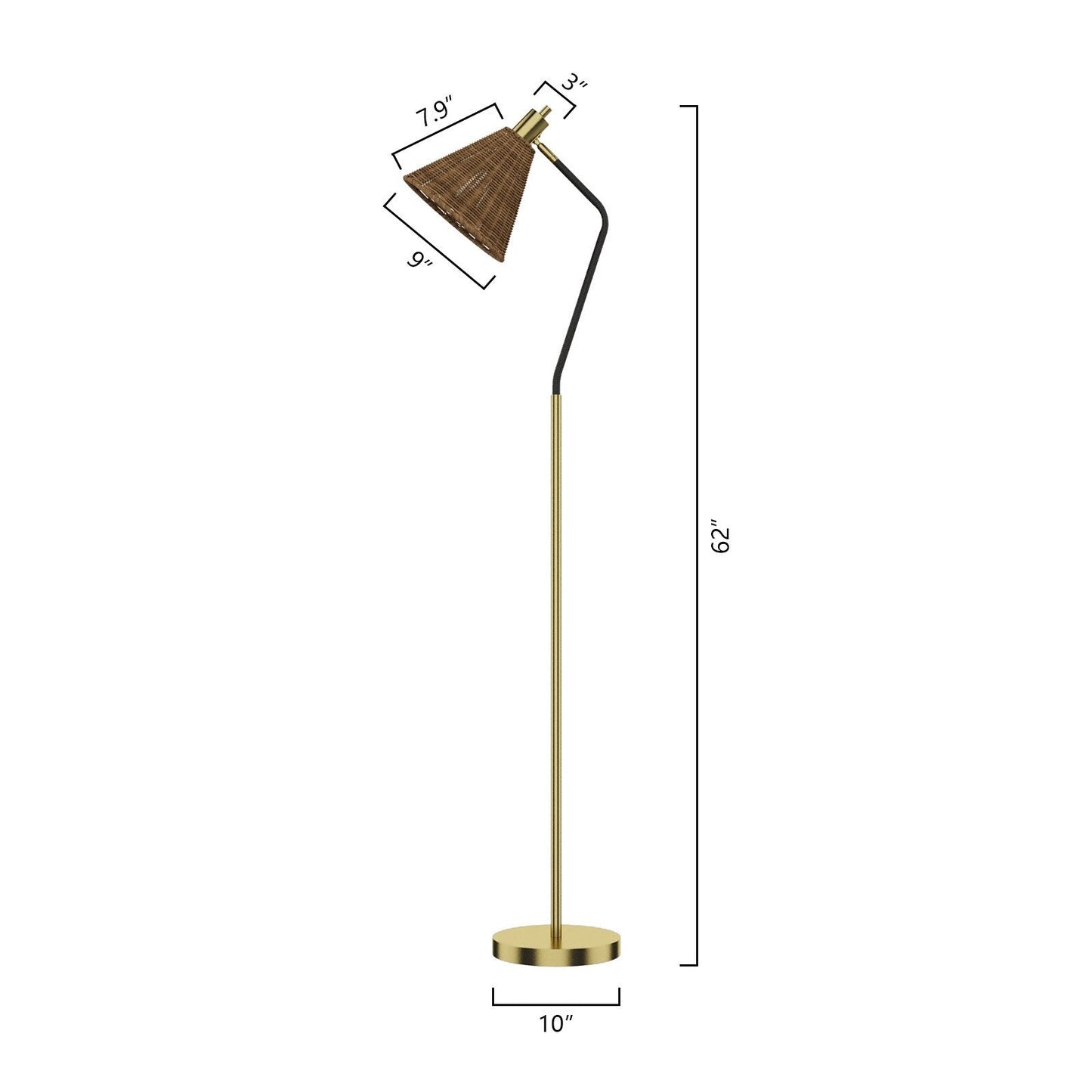 Maxax 62 Task/Reading Floor Lamp