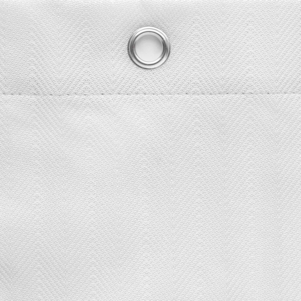 Maytex Herringbone Ultimate Waterproof Fabric Shower Curtain or Liner