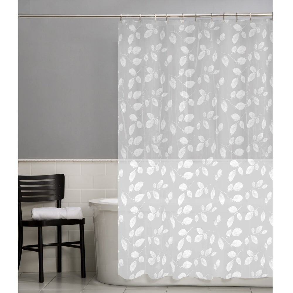 Maytex Just Leaves PEVA Shower Curtain