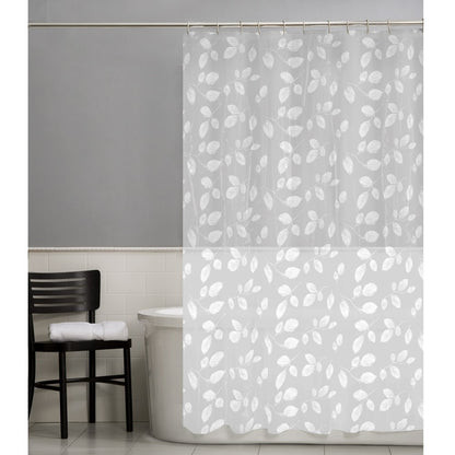Maytex Just Leaves PEVA Shower Curtain