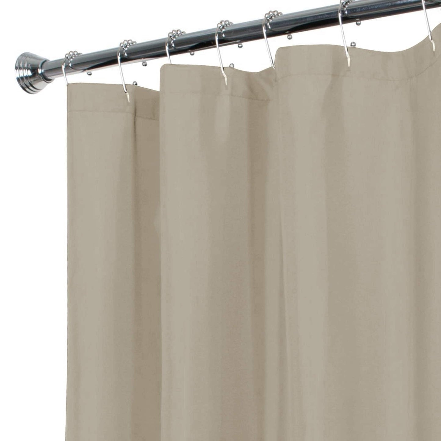Maytex Water Repellent Fabric Shower Curtain or Liner