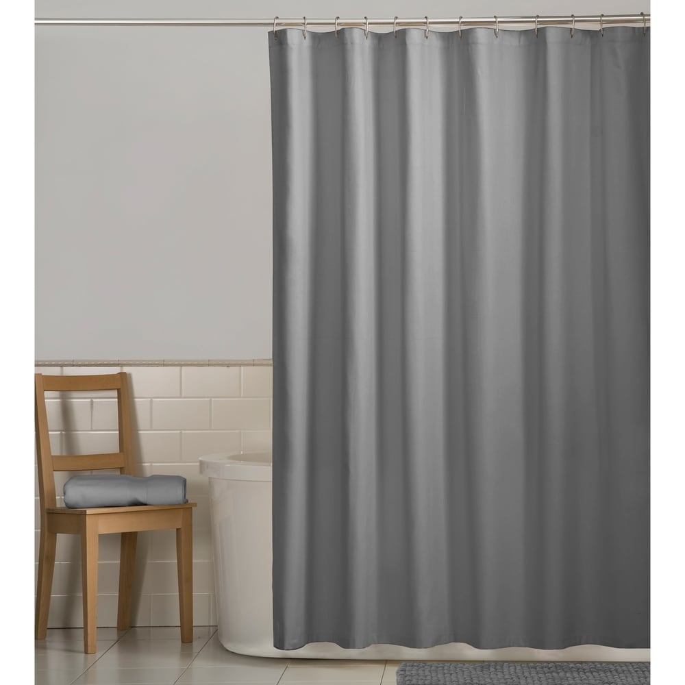 Maytex Water Repellent Fabric Shower Curtain or Liner