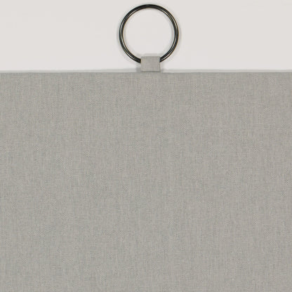 Mercantile Drop Cloth Light Filtering Ring Top Tab Farmhouse Curtain Panel with Valance