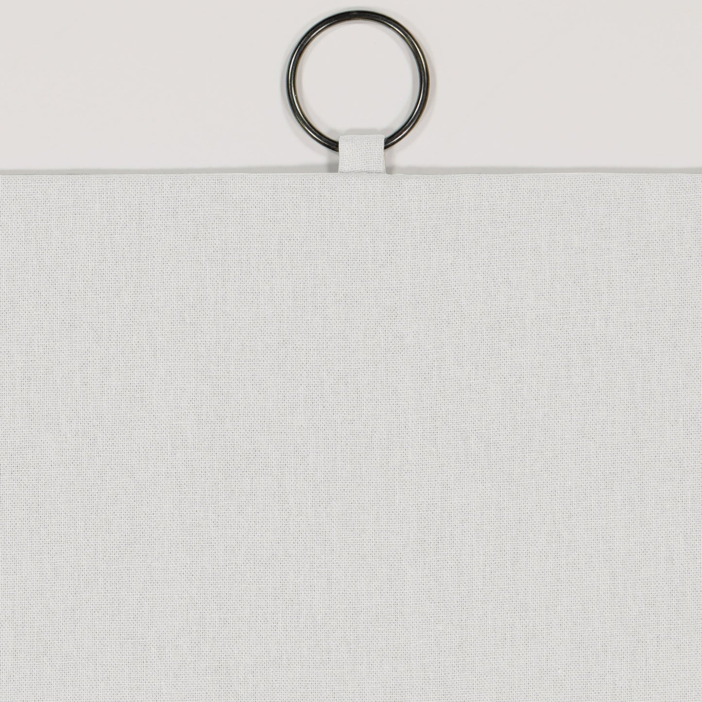 Mercantile Drop Cloth Light Filtering Ring Top Tab Farmhouse Curtain Panel with Valance