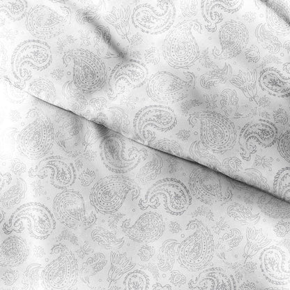 Simply Soft Oversized 3-piece Paisley Print Duvet Cover Set