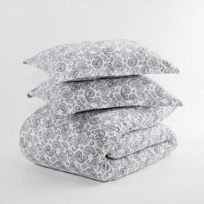 Simply Soft Oversized 3-piece Paisley Print Duvet Cover Set