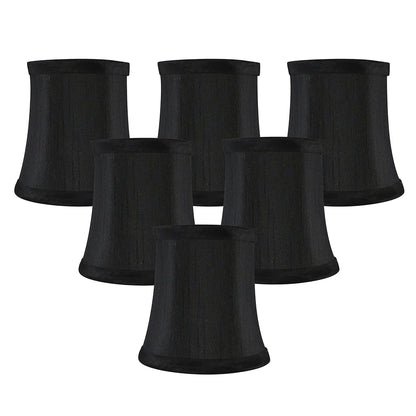 Meriville Chandelier Lamp Shades, 3-inch by 4.5-inch by 4.5-inch, Clip-on