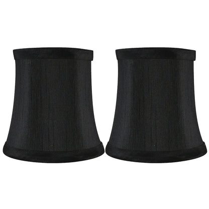 Meriville Chandelier Lamp Shades, 3-inch by 4.5-inch by 4.5-inch, Clip-on