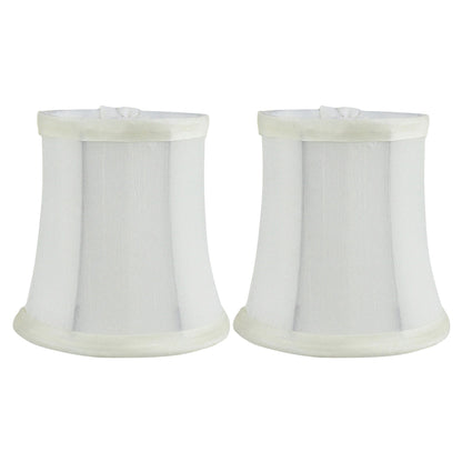 Meriville Chandelier Lamp Shades, 3-inch by 4.5-inch by 4.5-inch, Clip-on
