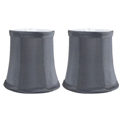 Meriville Chandelier Lamp Shades, 3-inch by 4.5-inch by 4.5-inch, Clip-on