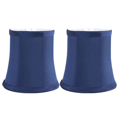 Meriville Chandelier Lamp Shades, 3-inch by 4.5-inch by 4.5-inch, Clip-on