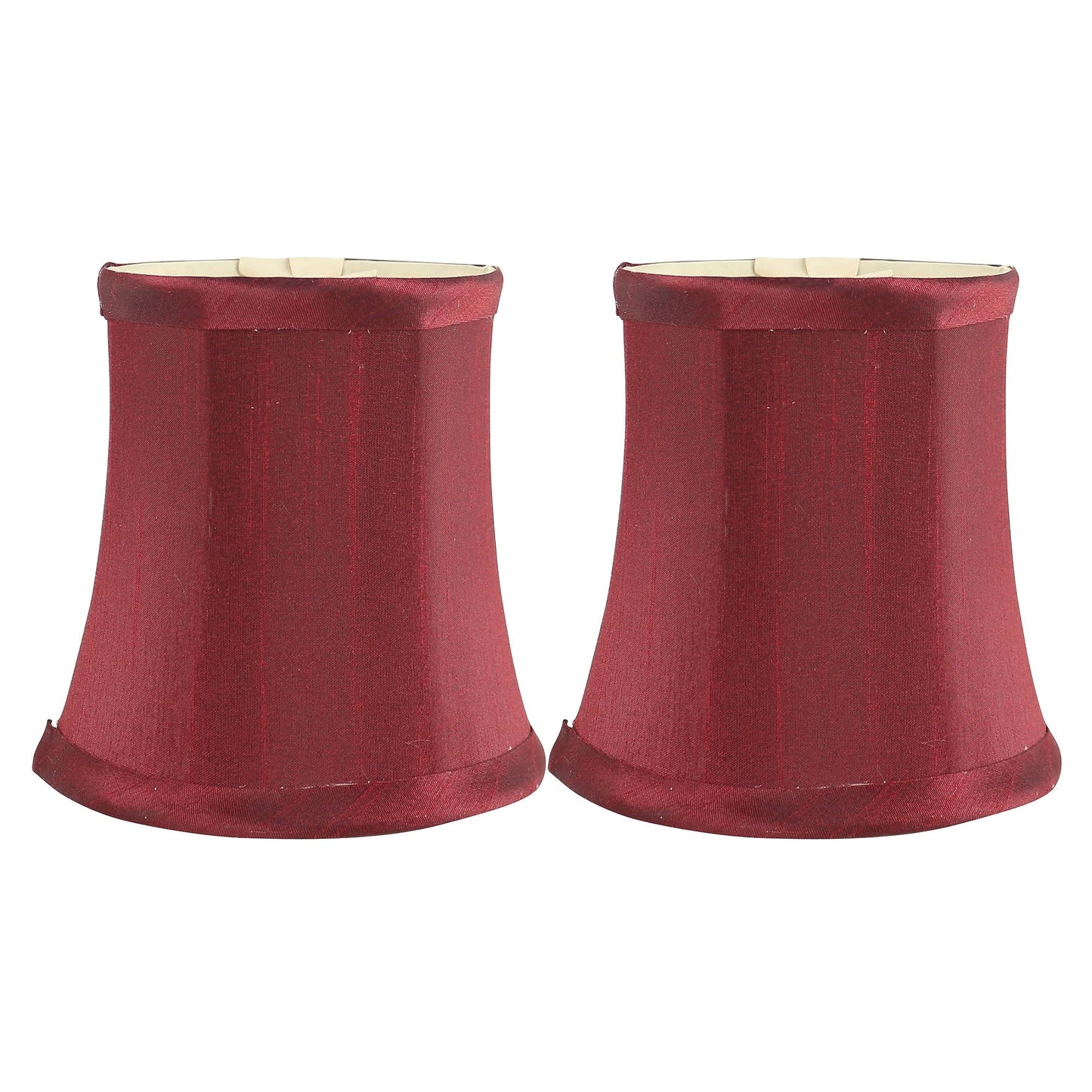 Meriville Chandelier Lamp Shades, 3-inch by 4.5-inch by 4.5-inch, Clip-on