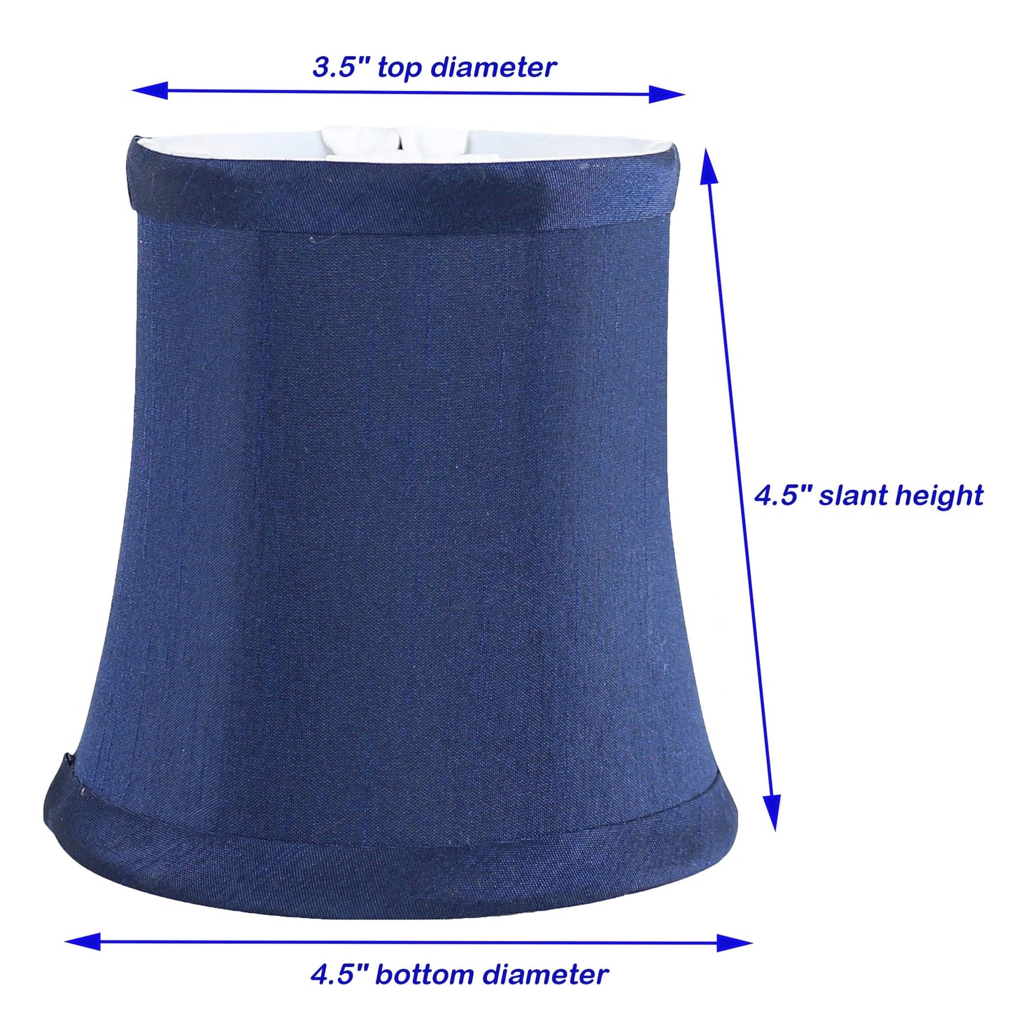 Meriville Chandelier Lamp Shades, 3-inch by 4.5-inch by 4.5-inch, Clip-on