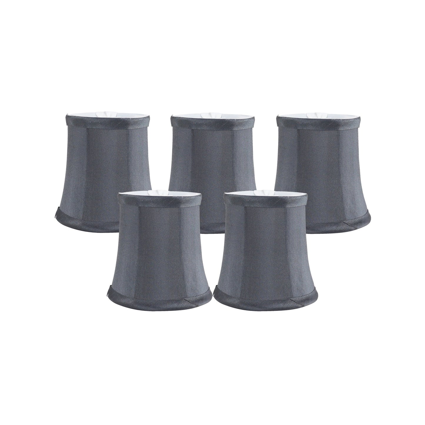 Meriville Chandelier Lamp Shades, 3-inch by 4.5-inch by 4.5-inch, Clip-on