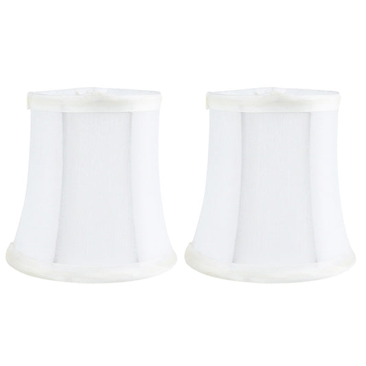Meriville Chandelier Lamp Shades, 3-inch by 4.5-inch by 4.5-inch, Clip-on