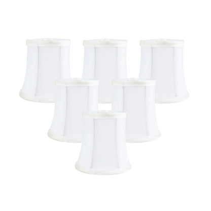 Meriville Chandelier Lamp Shades, 3-inch by 4.5-inch by 4.5-inch, Clip-on