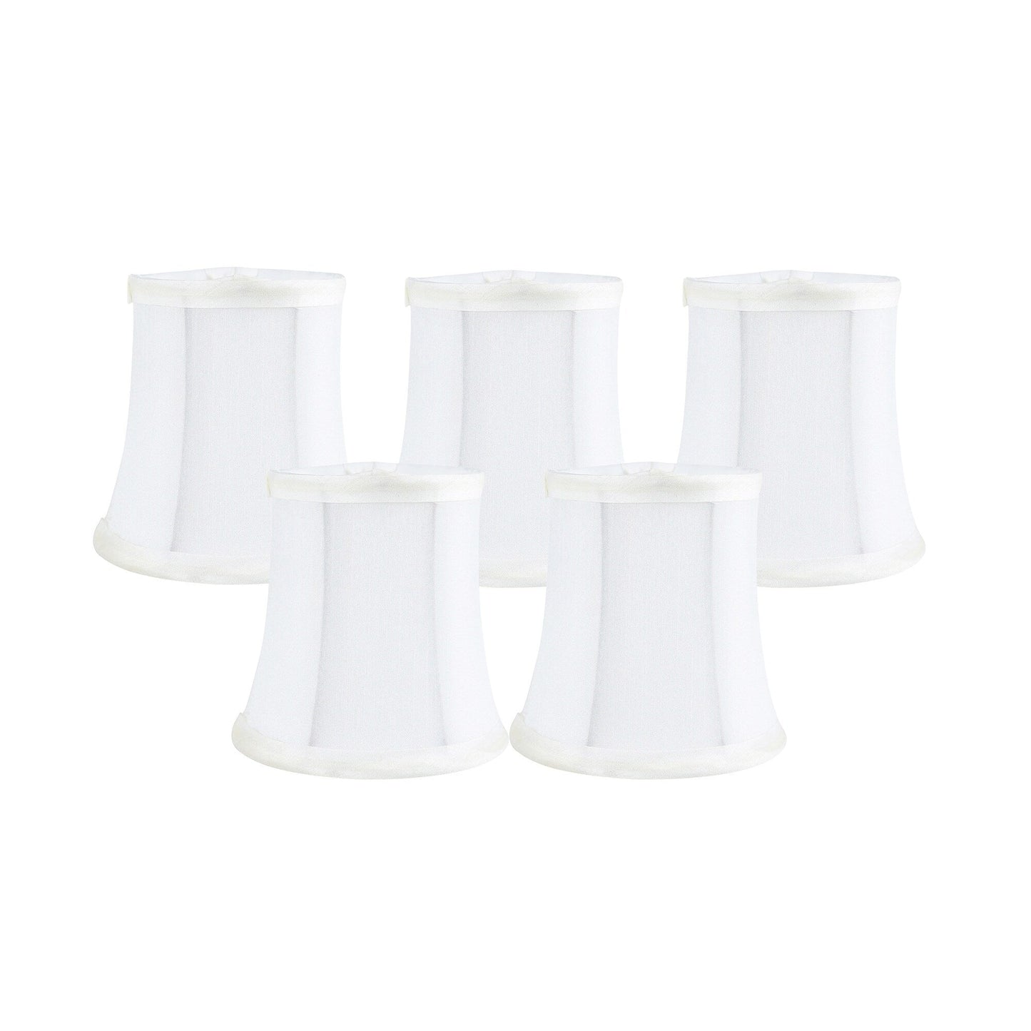 Meriville Chandelier Lamp Shades, 3-inch by 4.5-inch by 4.5-inch, Clip-on