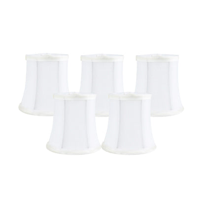 Meriville Chandelier Lamp Shades, 3-inch by 4.5-inch by 4.5-inch, Clip-on