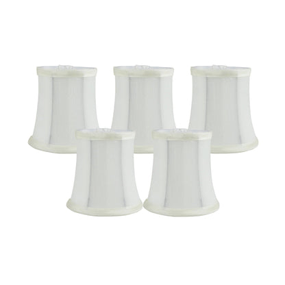 Meriville Chandelier Lamp Shades, 3-inch by 4.5-inch by 4.5-inch, Clip-on