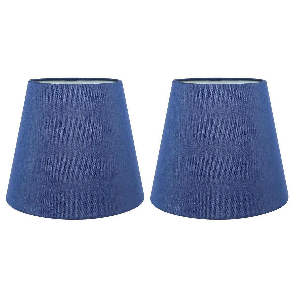 Meriville Faux Silk Clip On Chandelier Lamp Shades, 4-inch by 6-inch by 5-inch