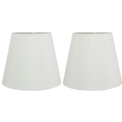 Meriville Faux Silk Clip On Chandelier Lamp Shades, 4-inch by 6-inch by 5-inch