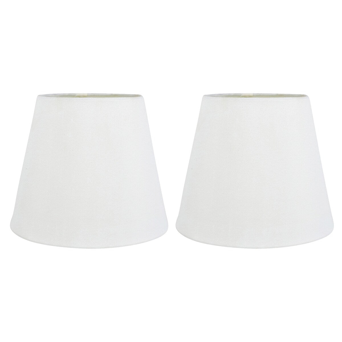 Meriville Faux Silk Clip On Chandelier Lamp Shades, 4-inch by 6-inch by 5-inch