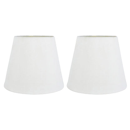 Meriville Faux Silk Clip On Chandelier Lamp Shades, 4-inch by 6-inch by 5-inch