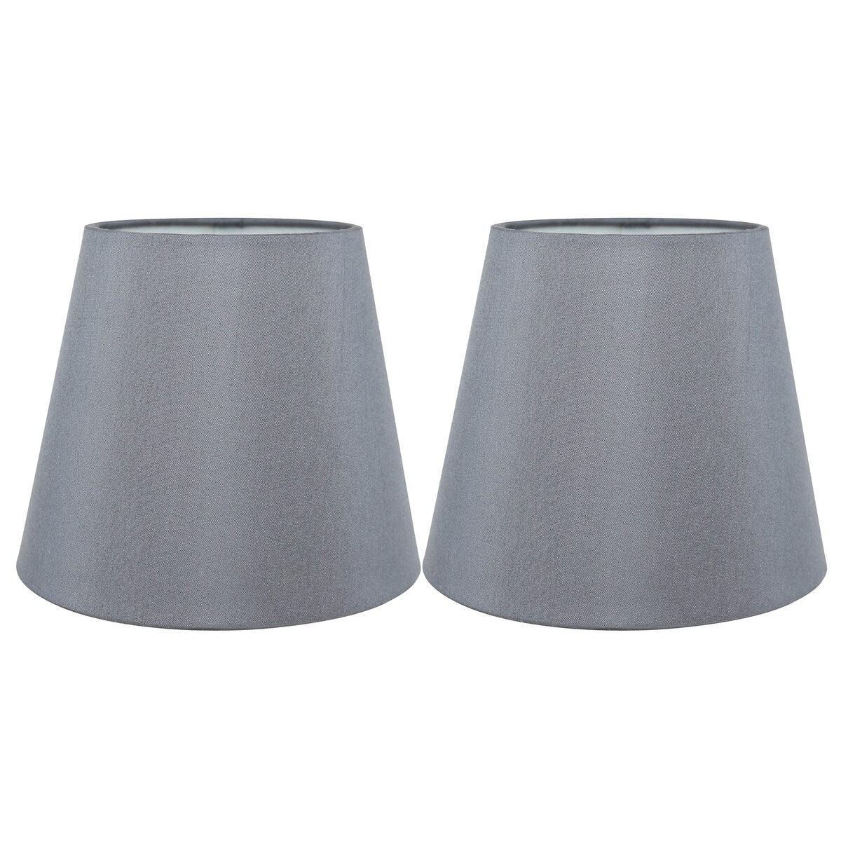 Meriville Faux Silk Clip On Chandelier Lamp Shades, 4-inch by 6-inch by 5-inch