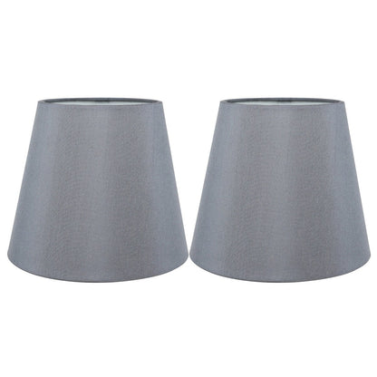 Meriville Faux Silk Clip On Chandelier Lamp Shades, 4-inch by 6-inch by 5-inch