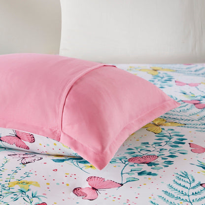 Intelligent Design Kids Caroline Pink Printed Butterfly Comforter Set