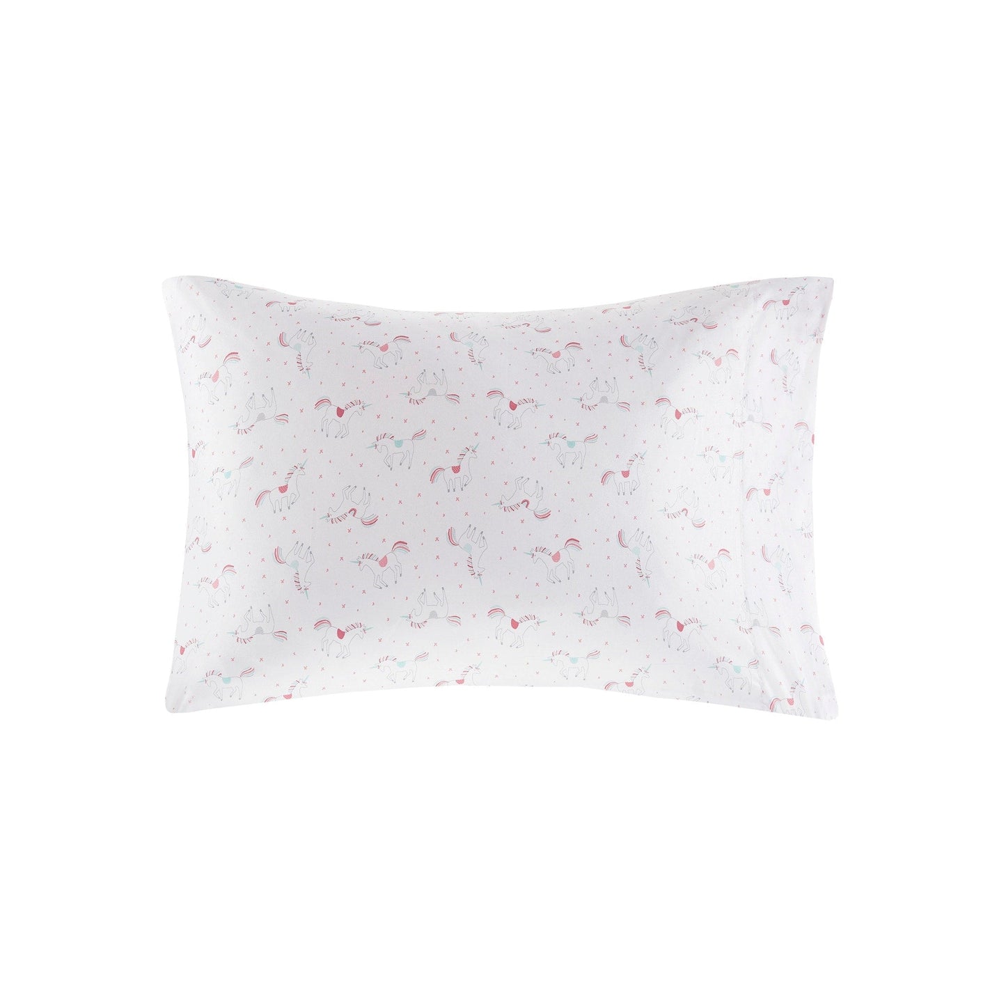 Intelligent Design Kids Mia Rainbow and Metallic Stars Comforter Set with Bed Sheets