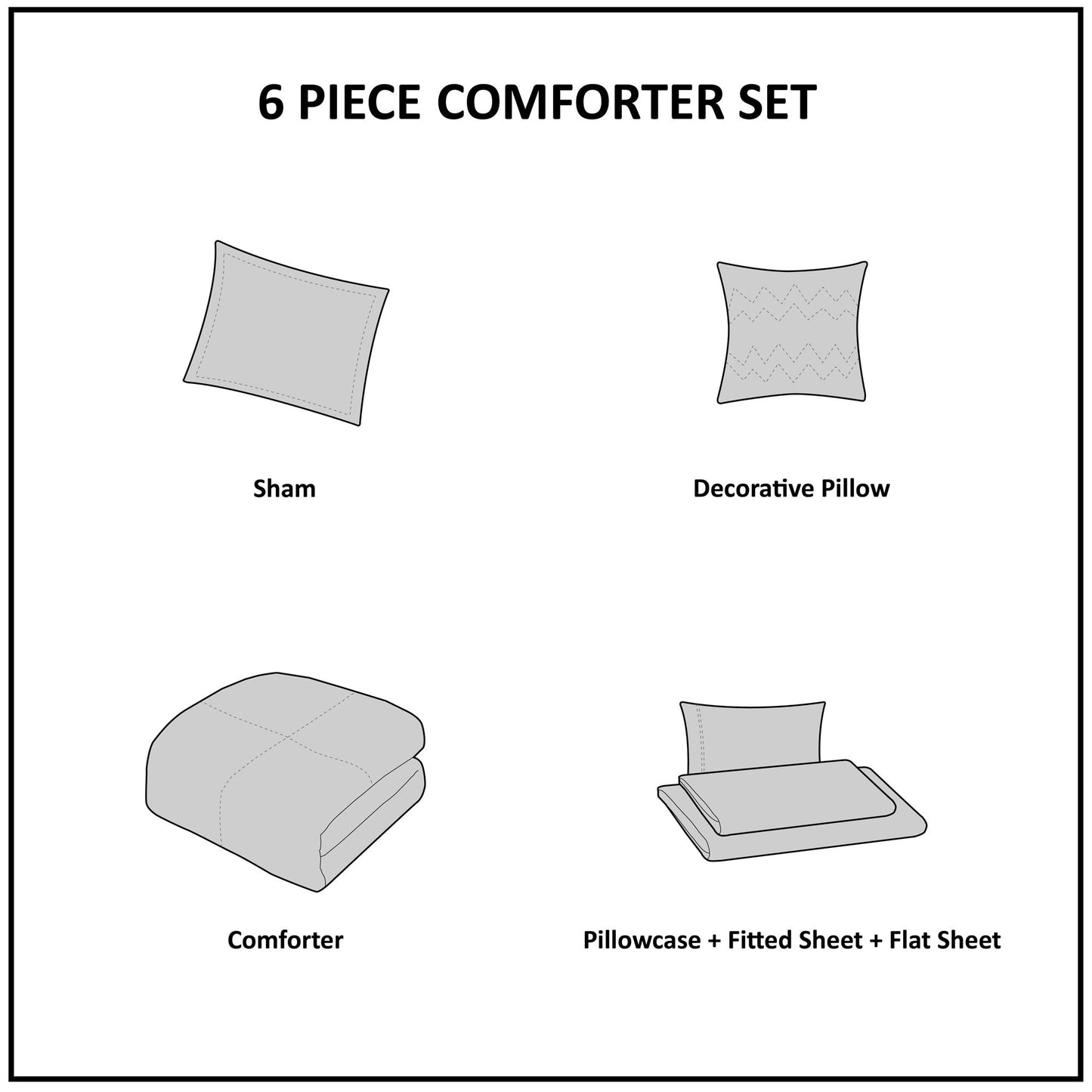 Intelligent Design Kids Mia Rainbow and Metallic Stars Comforter Set with Bed Sheets