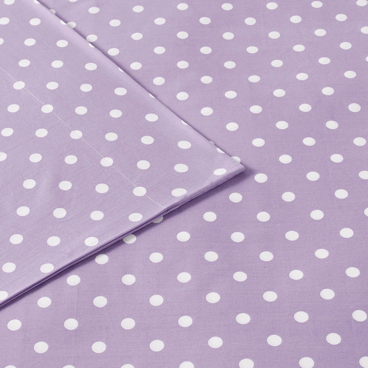 Intelligent Design Polka Dot Printed 100% Cotton Sheet Set