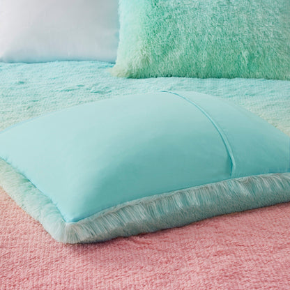 Intelligent Design Talia Ombre Shaggy Faux Fur Comforter Set