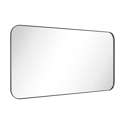 TEHOME Mid-Century Modern Chic Metal Rounded Wall Mirrors