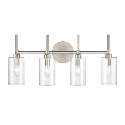 Millennium Lighting Chastine Bathroom Vanity Light Fixture with Clear Beveled Glass Shades