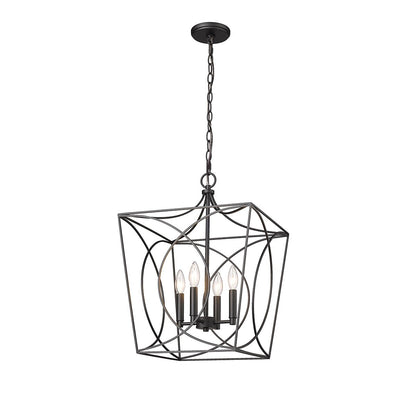 Millennium Lighting Tracy 4 Light Pendant Fixture in Multiple Finishes