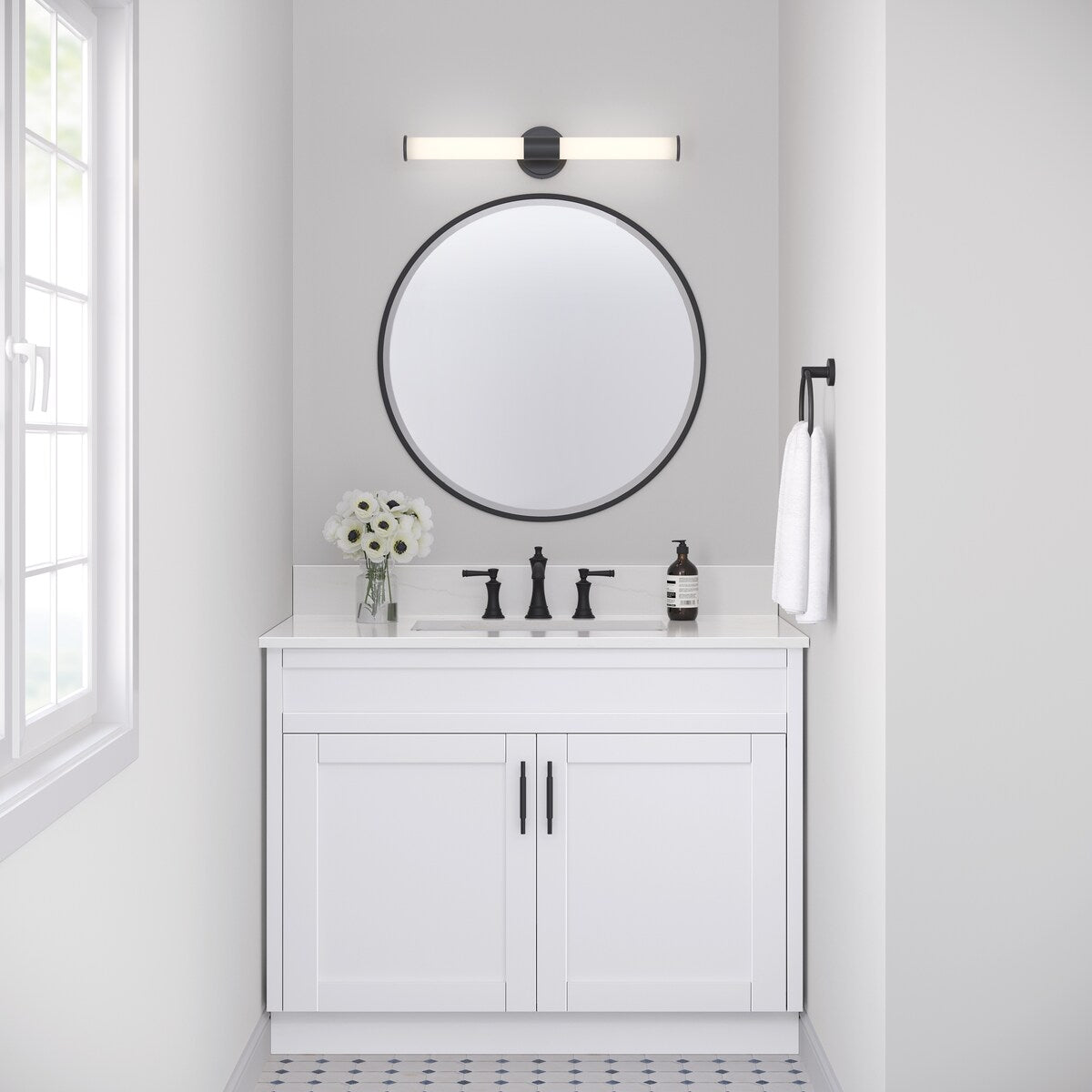 Millennium Lighting Truman LED Bathroom Vanity Fixture in Multiple Finishes