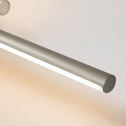 Minimalist 2-Light Dimmable LED Vanity Light Linear Metal Wall Sconce