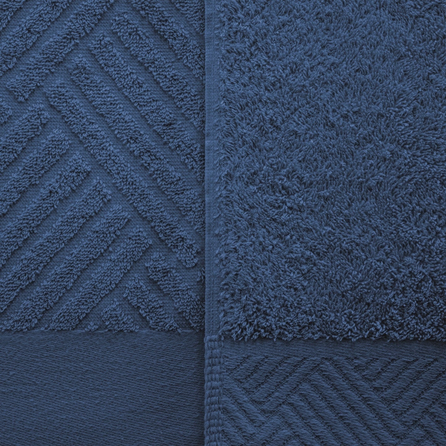 Superior 100-percent Egyptian Cotton Basket Weave 6-Piece Towel Set