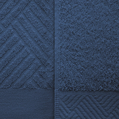 Superior 100-percent Egyptian Cotton Basket Weave 6-Piece Towel Set