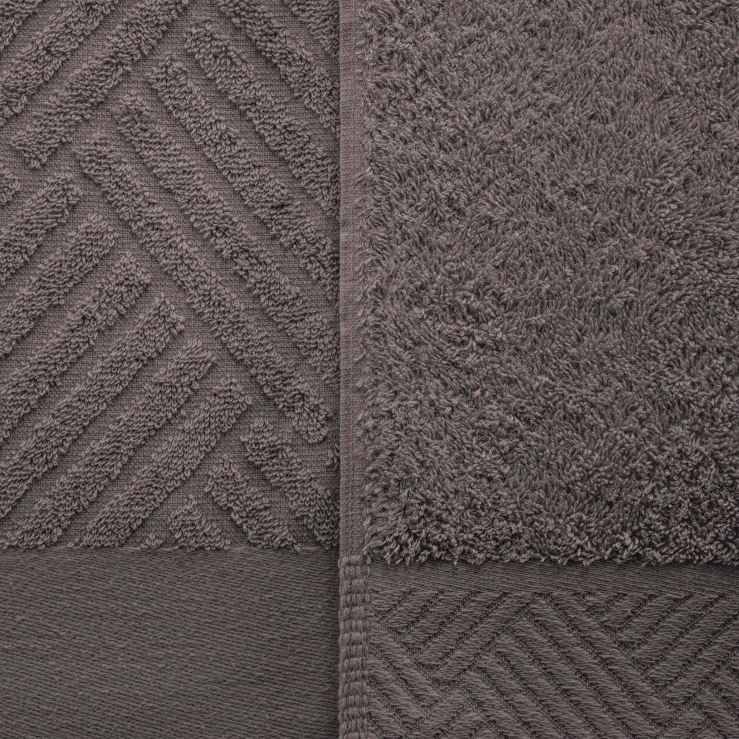 Superior 100-percent Egyptian Cotton Basket Weave 6-Piece Towel Set