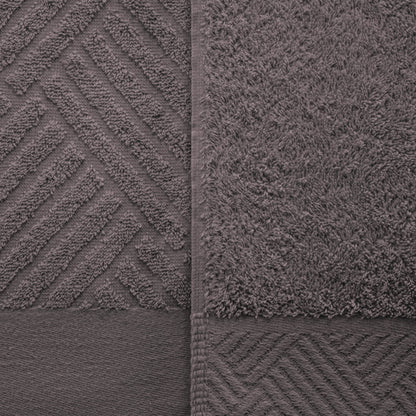 Superior 100-percent Egyptian Cotton Basket Weave 6-Piece Towel Set