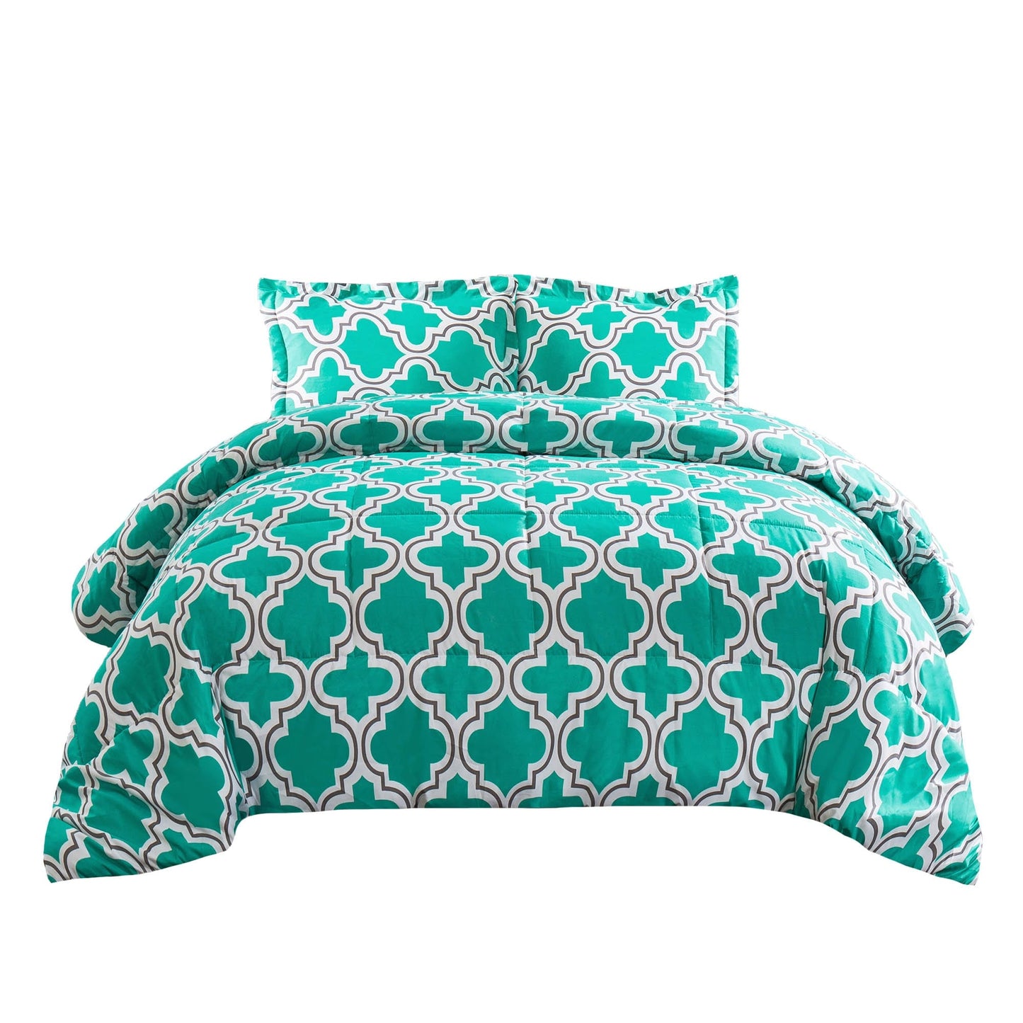 Superior All Season Down Alternative Trellis Comforter Set