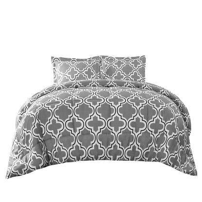 Superior All Season Down Alternative Trellis Comforter Set
