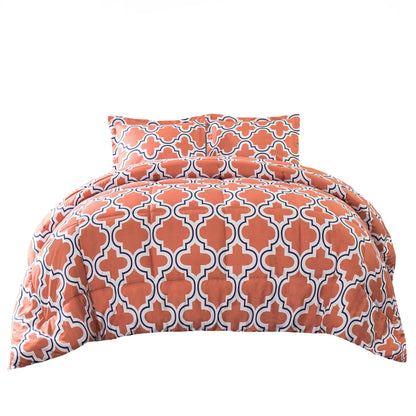 Superior All Season Down Alternative Trellis Comforter Set