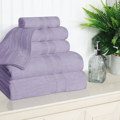 Superior Cotton Quick-Drying 6 Piece Highly Absorbent Towel Set